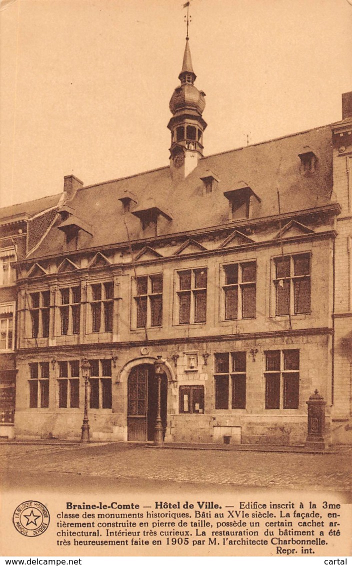 BRAINE-le-COMTE - Hôtel De Ville - Braine-le-Comte