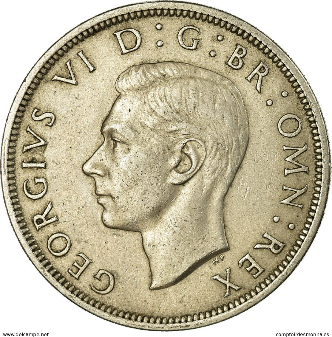 Monnaie, Grande-Bretagne, George VI, 1/2 Crown, 1950, TTB+, Copper-nickel - K. 1/2 Crown