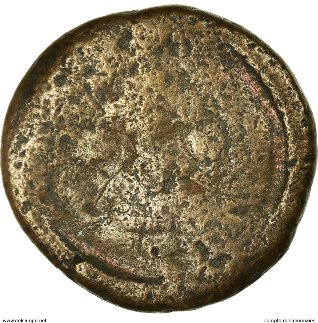 Monnaie, Constantin VII With Romain I, Ae, 920-944, Cherson, B+, Cuivre - Bizantine