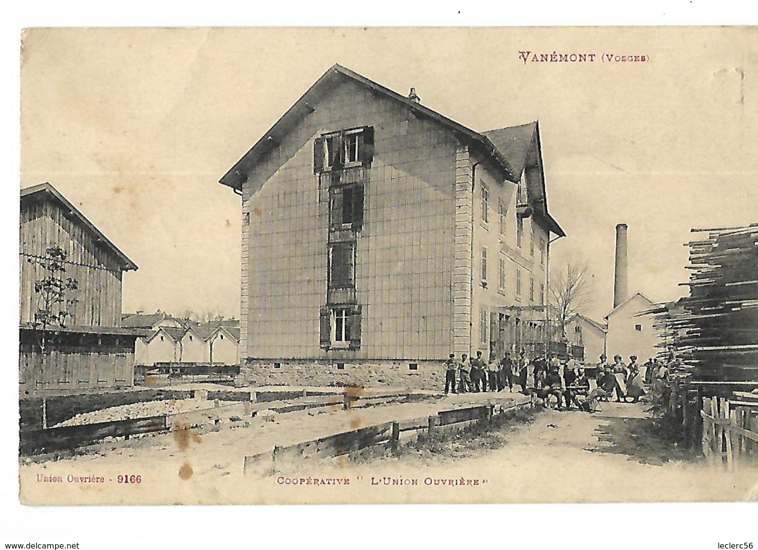 88 VANEMONT COOPERATIVE L'UNION OUVRIERE 1914 CPA 2 SCANS - Altri & Non Classificati