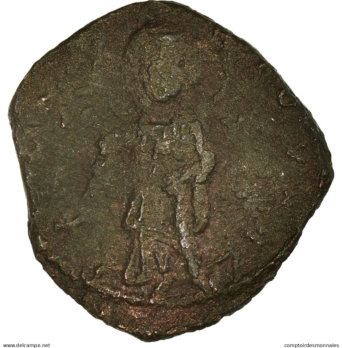 Monnaie, Constantin X, Follis, 1059-1067, Constantinople, TB, Cuivre, Sear:1853 - Byzantium