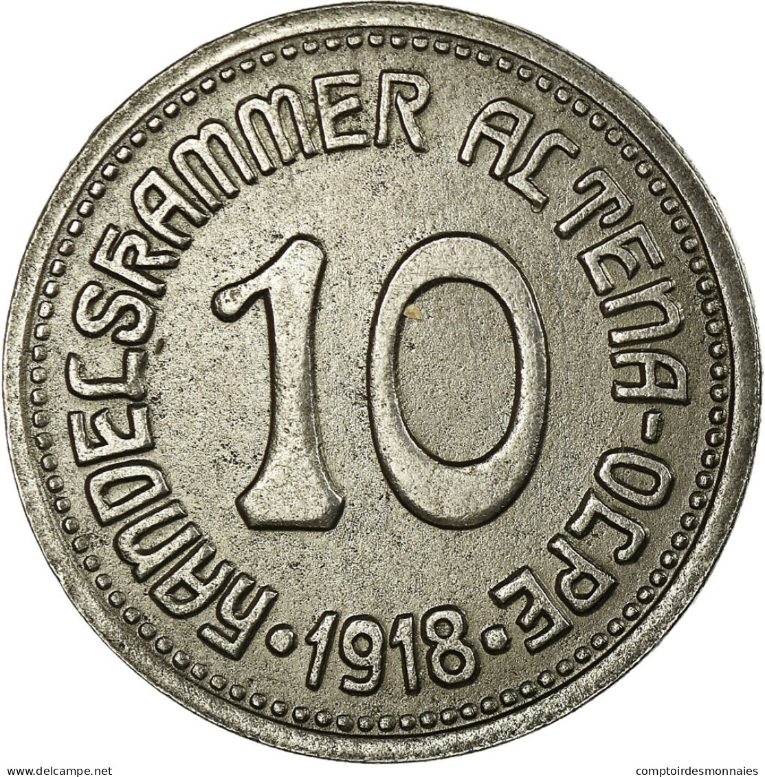 Monnaie, Allemagne, Handelskammer Altena-Olpe, Altena, 10 Pfennig, 1918, TTB+ - Monétaires/De Nécessité