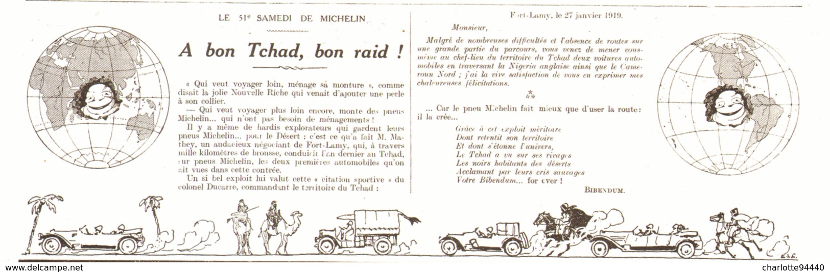 PUB   " MICHELIN  "  1920 ( 25 ) - Autres & Non Classés