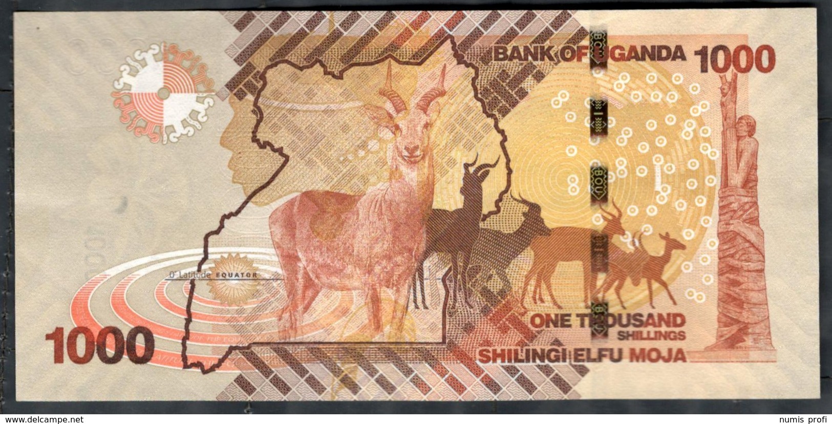 Uganda - 1000 Shillings / Shilingi 2017 - P.49e - Ouganda