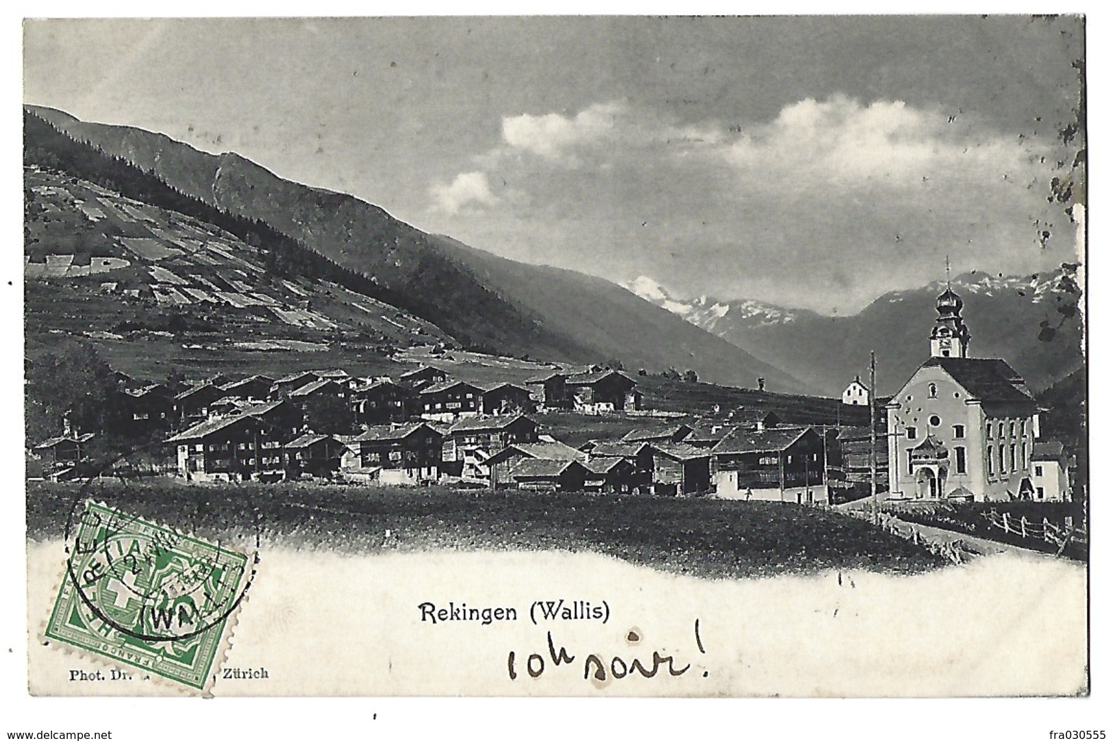 SUISSE - REKINGEN ( Wallis ) - 1907 - Autres & Non Classés