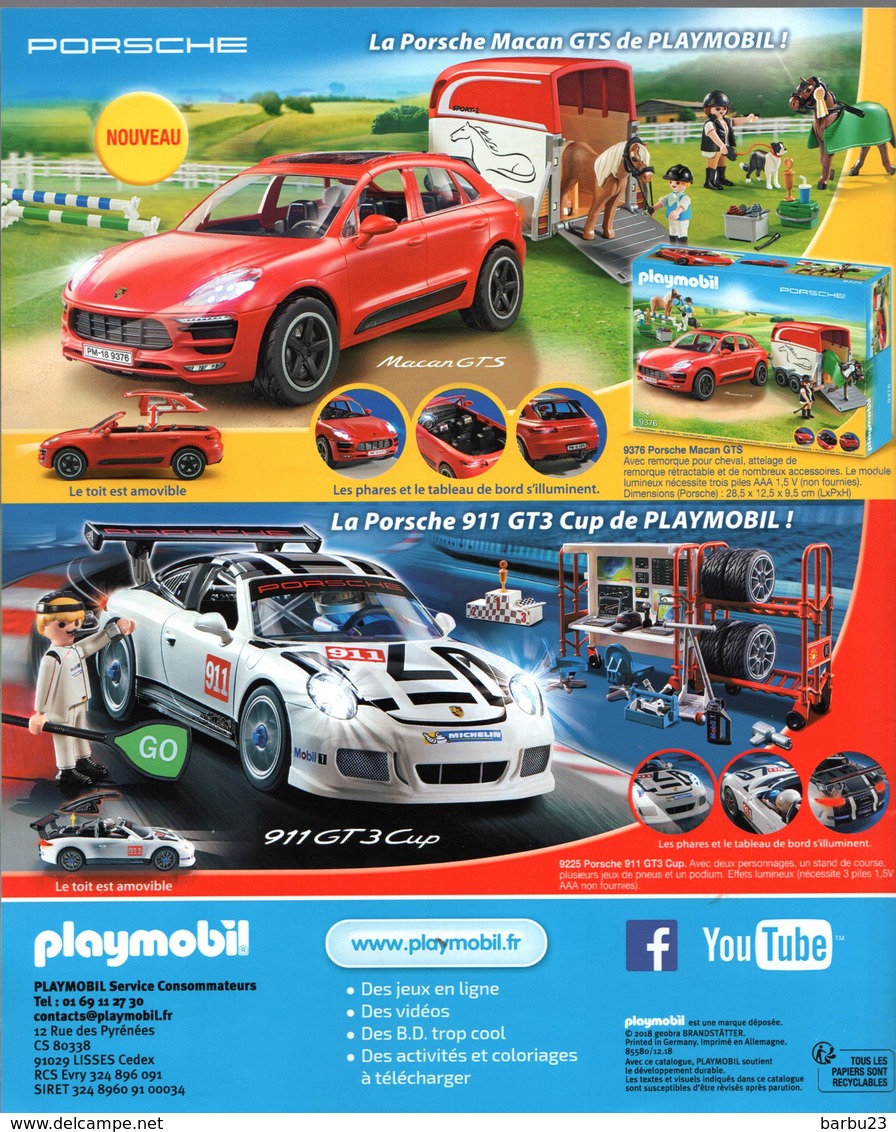 Catalogue Playmobil 2019 Avec Au Centre Le Catalogue D'articles Complementaires - Playmobil