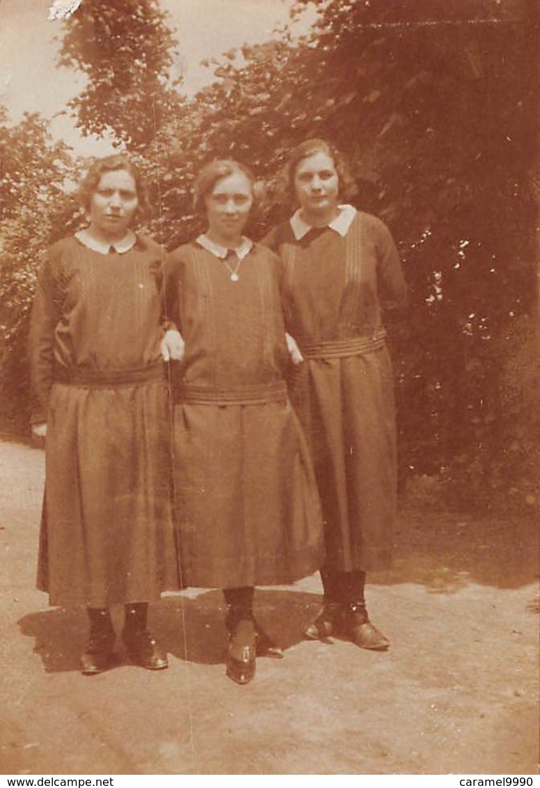 Foto Eeklo Klas  1925 School Uniform  Afm 6 X 8 Cm     M 1964 - Eeklo
