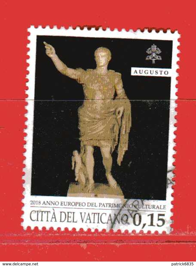 Vaticano ° - 2018 - ANNO EUROPEO Del PATRIMONIO CULTURALE, Augusto Di Prima Porta  Unif. 1793. - Gebraucht