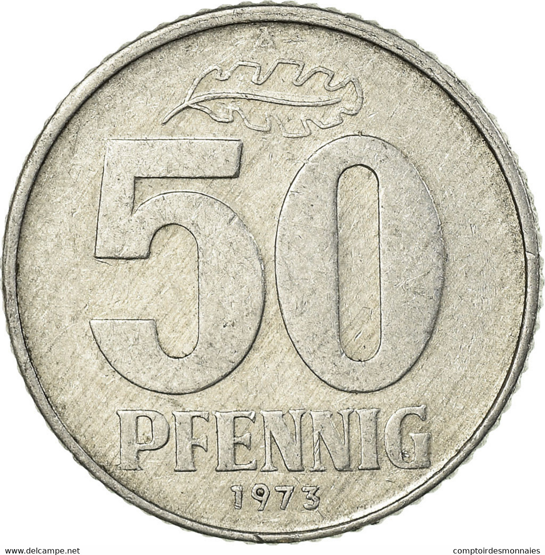 Monnaie, GERMAN-DEMOCRATIC REPUBLIC, 50 Pfennig, 1973, Berlin, TTB, Aluminium - 50 Pfennig