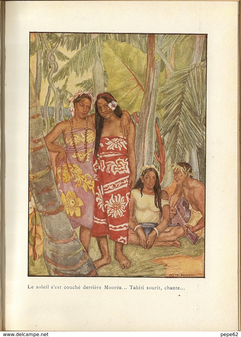 Tahiti Par Nathan-1938- Tahiti Par Zuber- 1974- Lot De 2 Livres - Outre-Mer