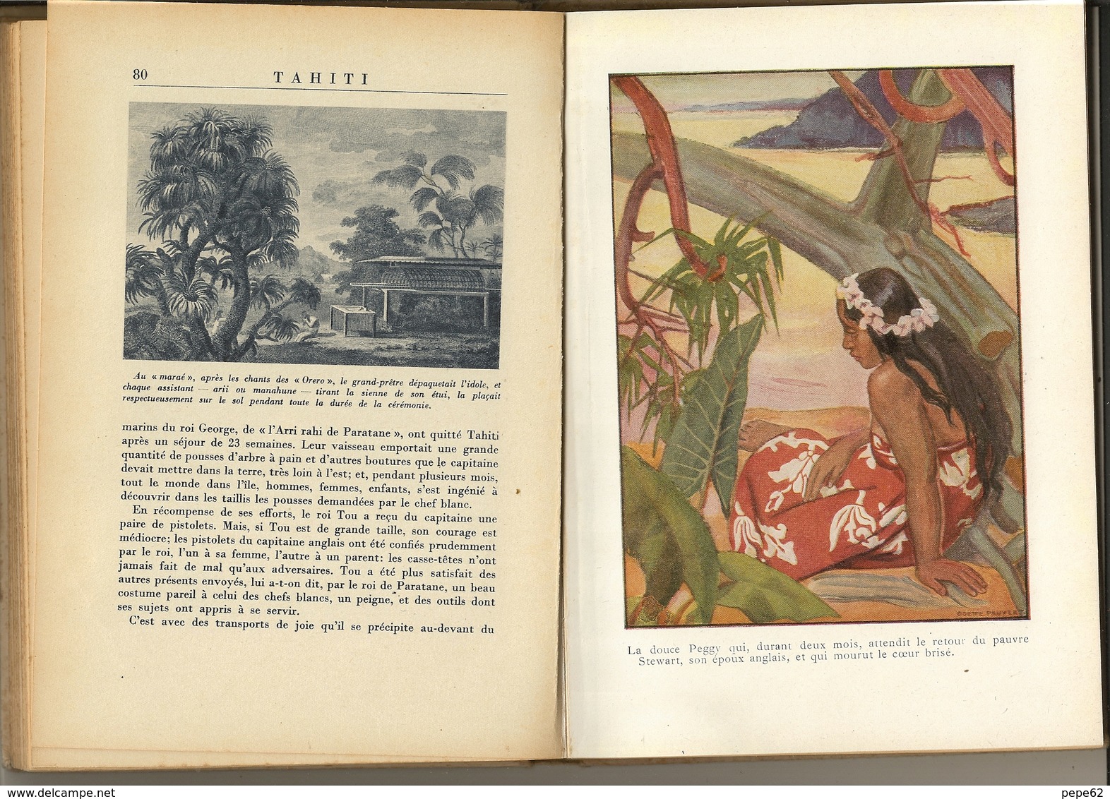 Tahiti Par Nathan-1938- Tahiti Par Zuber- 1974- Lot De 2 Livres - Outre-Mer