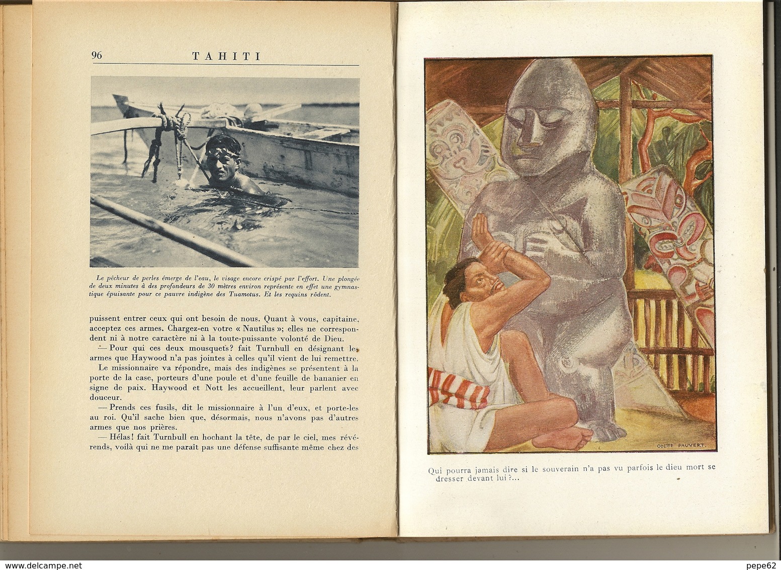 Tahiti Par Nathan-1938- Tahiti Par Zuber- 1974- Lot De 2 Livres - Outre-Mer