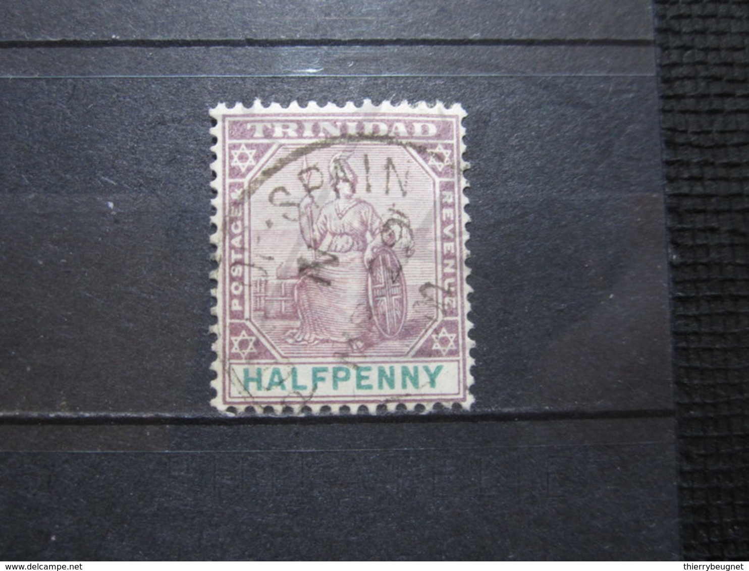 VEND BEAU TIMBRE DE TRINITE N° 44 , OBLITERATION " PORT OF SPAIN " !!! - Trinidad & Tobago (...-1961)