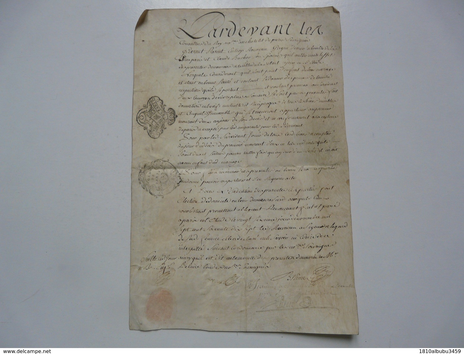 VIEUX PAPIERS - MANUSCRIT : Réquisition - Manuskripte