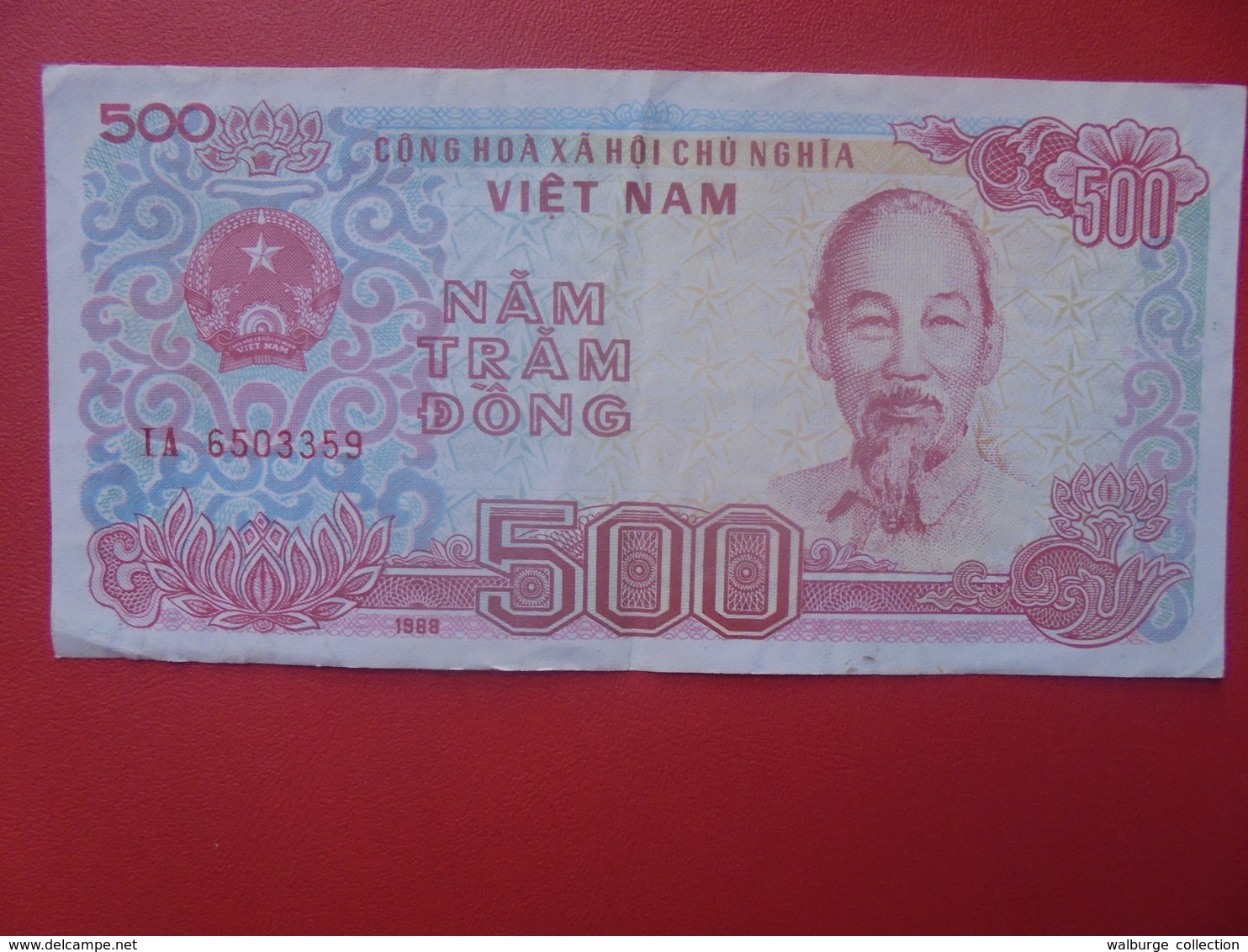 VIETNAM (NORD) 500 DÔNG 1988 CIRCULER (B.5) - Vietnam