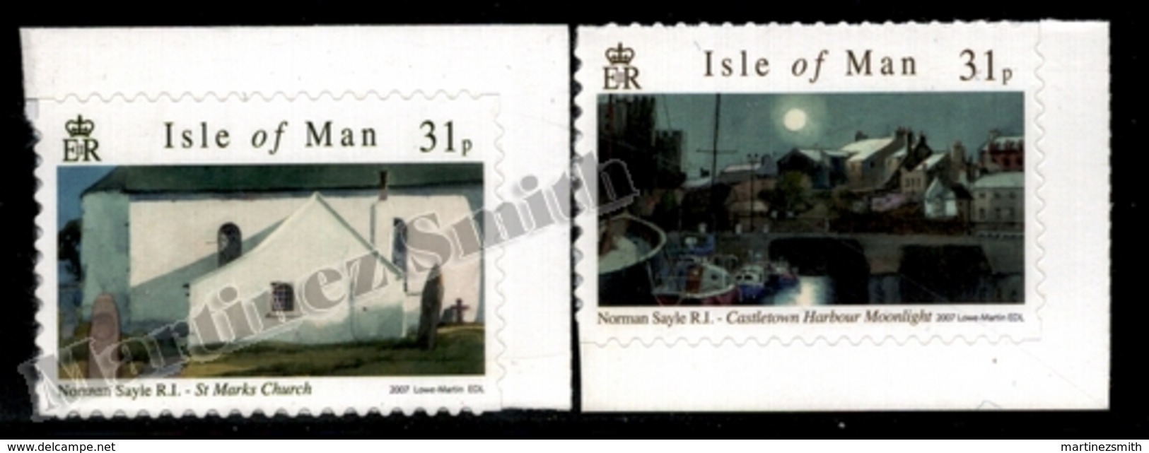 Isle Of Man 2007 Yvert 1396-1397, Art. Norman Sayle Watercolours - Adhesives - MNH - Isla De Man