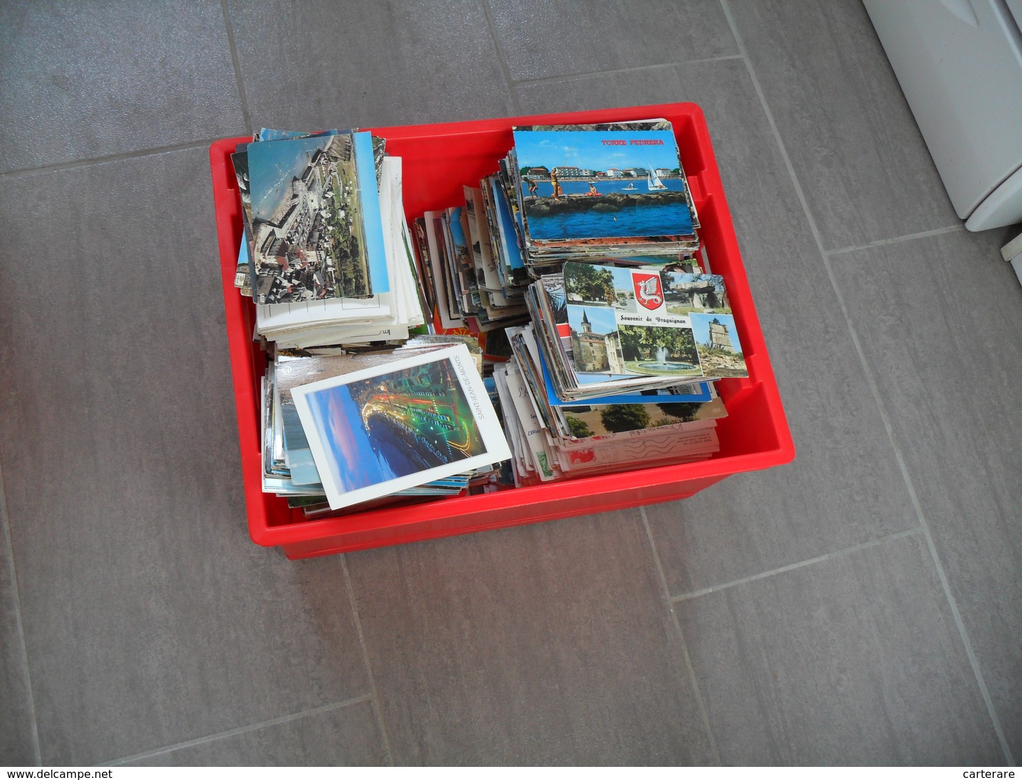 LOT DE 3000,CPM,CARTES MODERNES ET SEMI MODERNES,FORMAT 15-10,THEME,PAYSAGE,ARCHITECTURE,A TRIER POUR BROCANTE,NET - 500 Postkaarten Min.