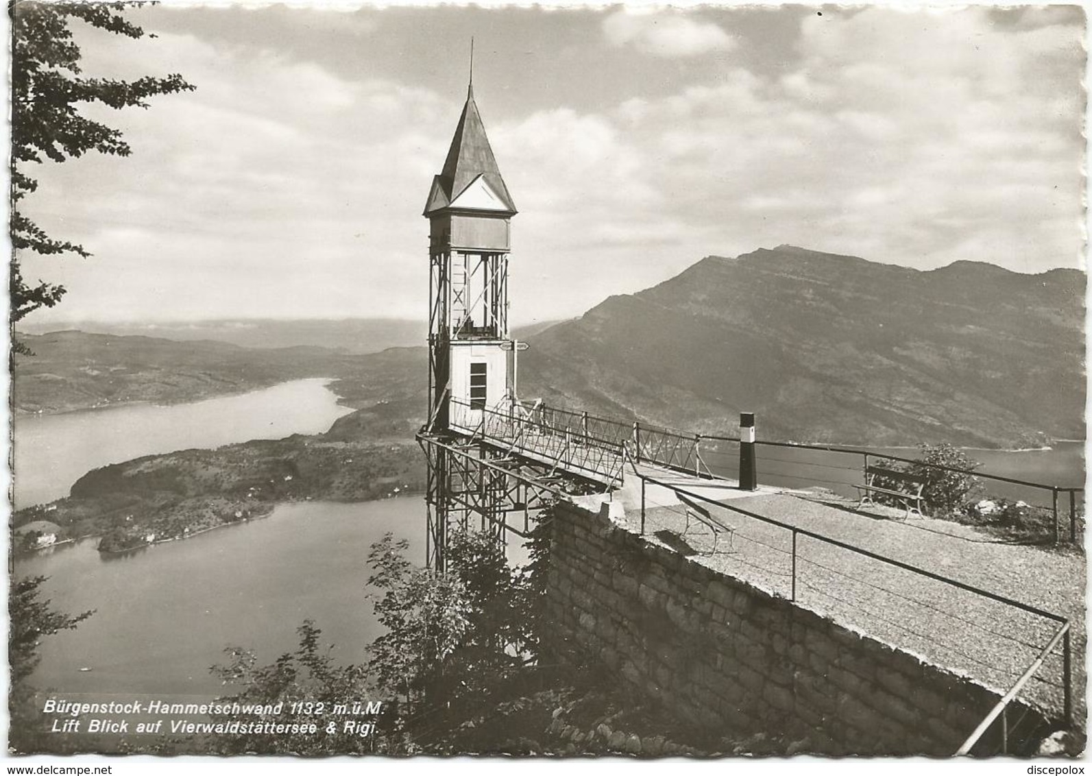 V3969 Hammetschwand Burgenstock - Blick Auf Vierwaldstattersee & Rigi / Non Viaggiata - Sonstige & Ohne Zuordnung