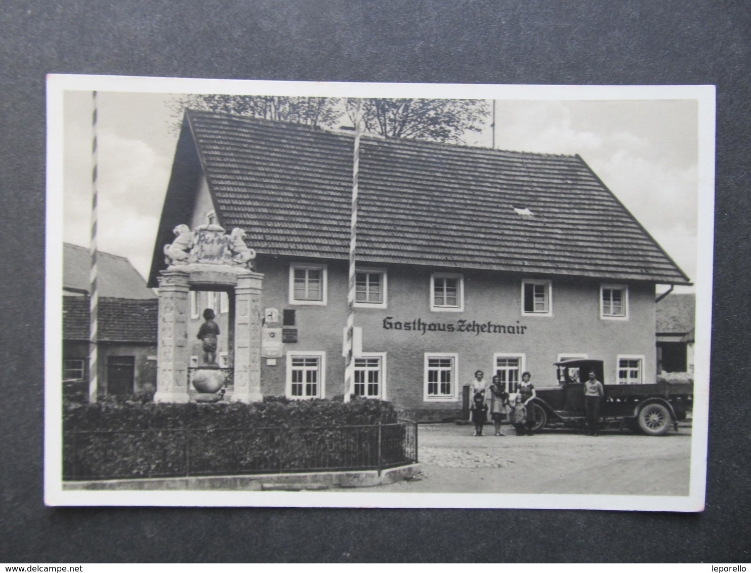 AK VATERSTETTEN WEISSENFELD Obb. Kr. Ebersberg Gasthaus Zehetmair 1935  //  D*41988 - Ebersberg