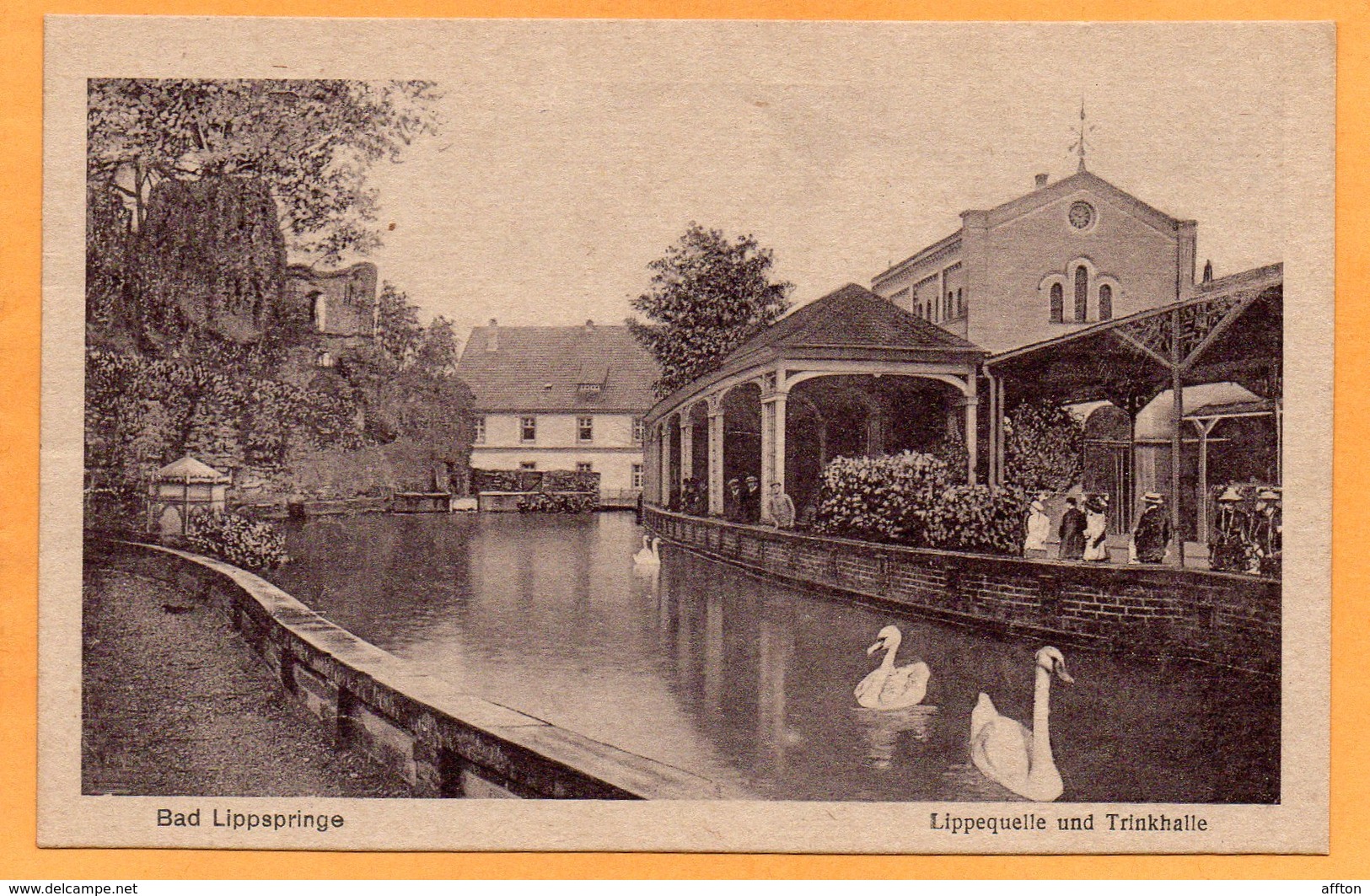 Bad Lippspringe Germany 1915 Postcard - Bad Lippspringe