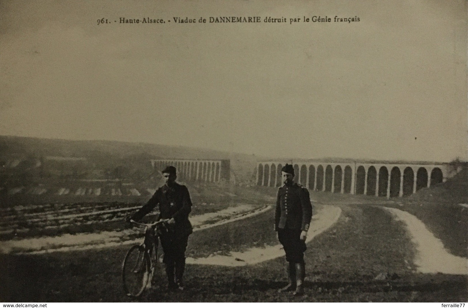 Dannemarie Viaduc De Dannemarie Détruit Par Le Génie Français - Dannemarie