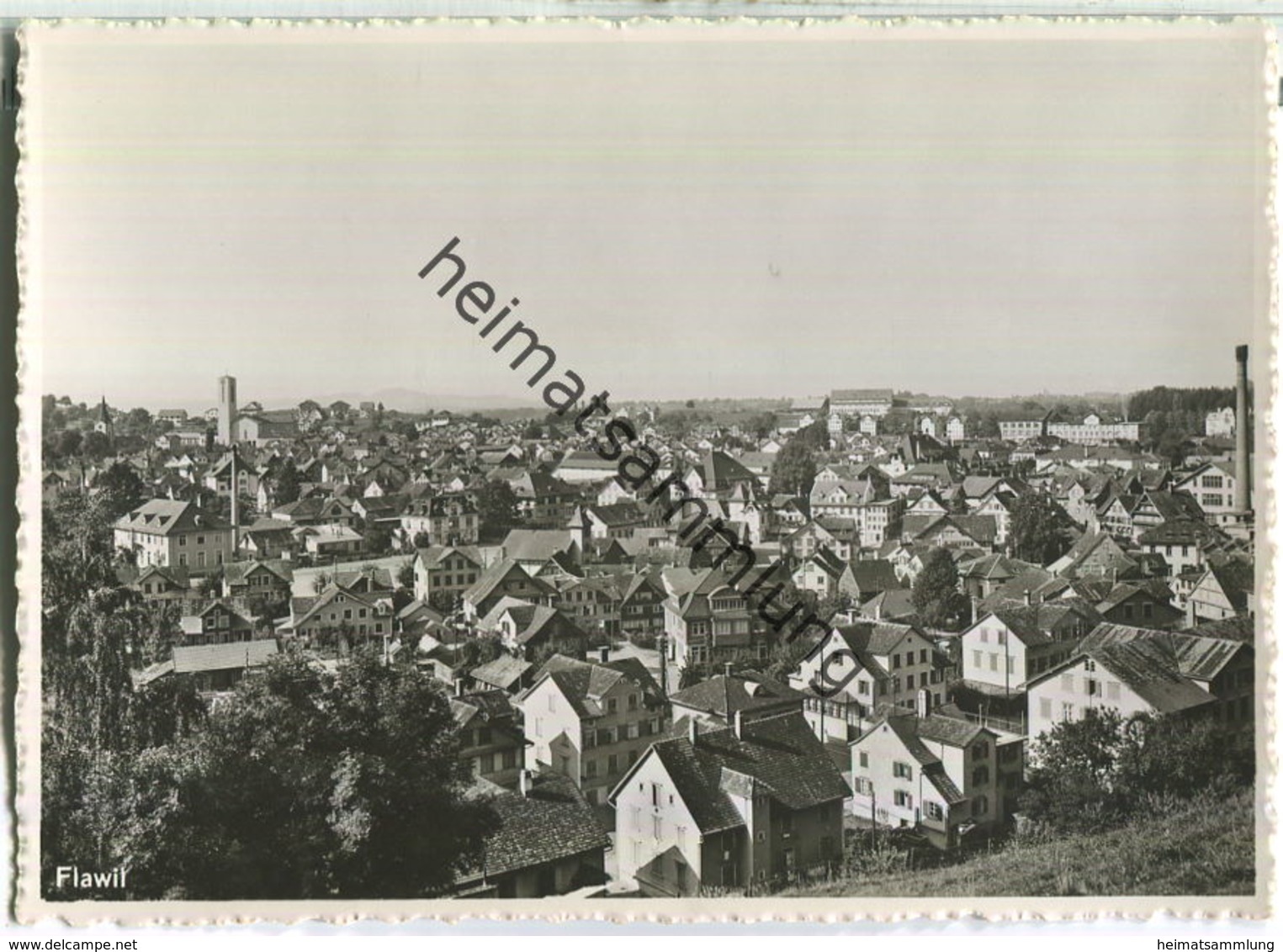 Flawil - Foto-Ansichtskarte - Verlag Photoglob-Wehrli & Vouga & Co. AG Zürich 40er Jahre - Flawil