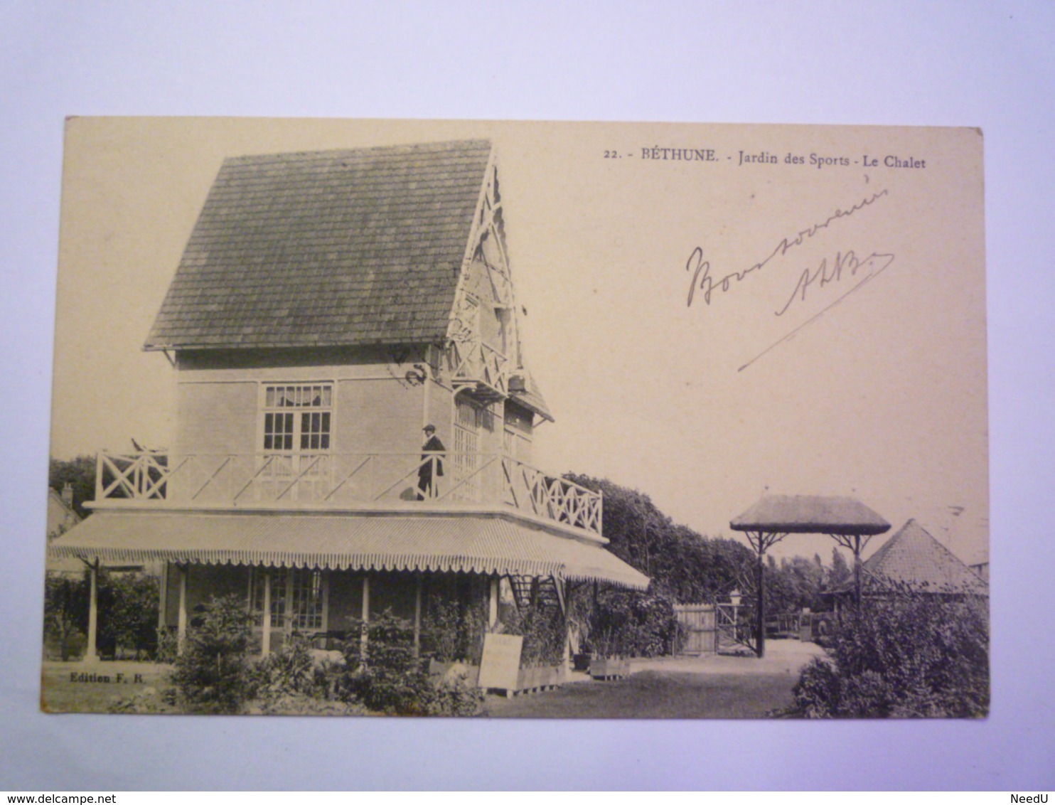 GP 2020 - 2315  BETHUNE  (Pas-de-Calais)  :  Jardin Des SPORTS  -  Le CHALET   1914   XXX - Bethune