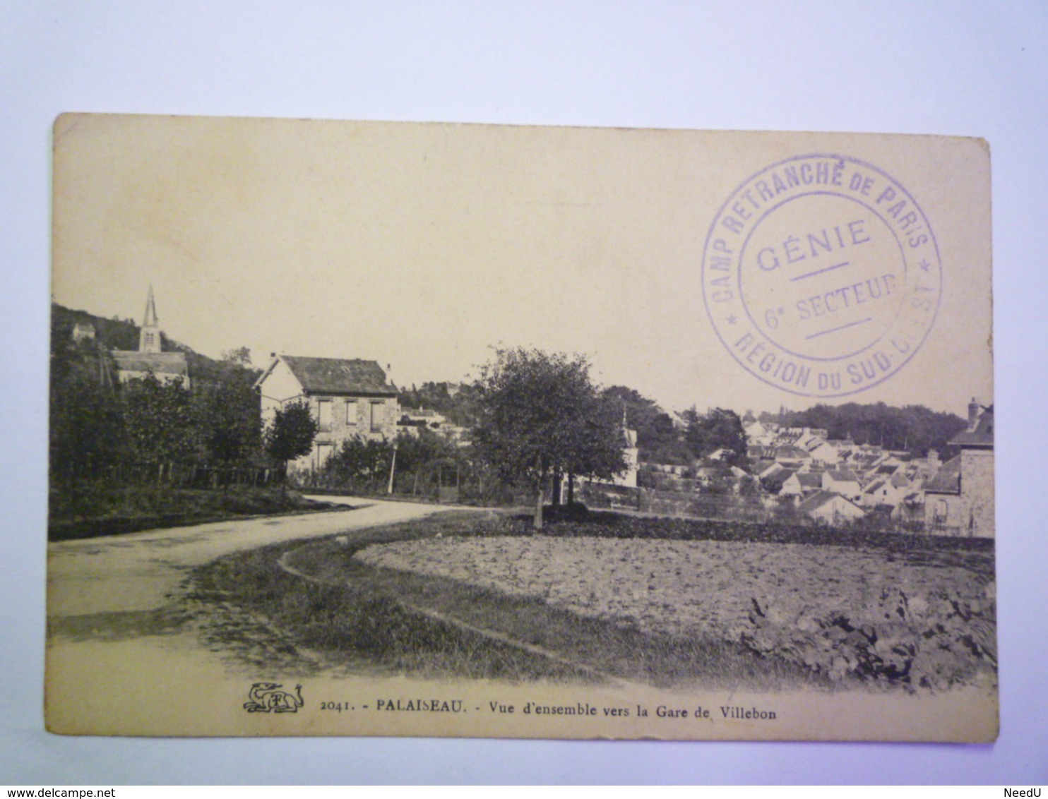 GP 2020 - 2316  PALAISEAU  (Essonne)  :  Vue D'ensemble Vers La Gare De Villebon  (avec Cachet Militaire)   XXX - Palaiseau