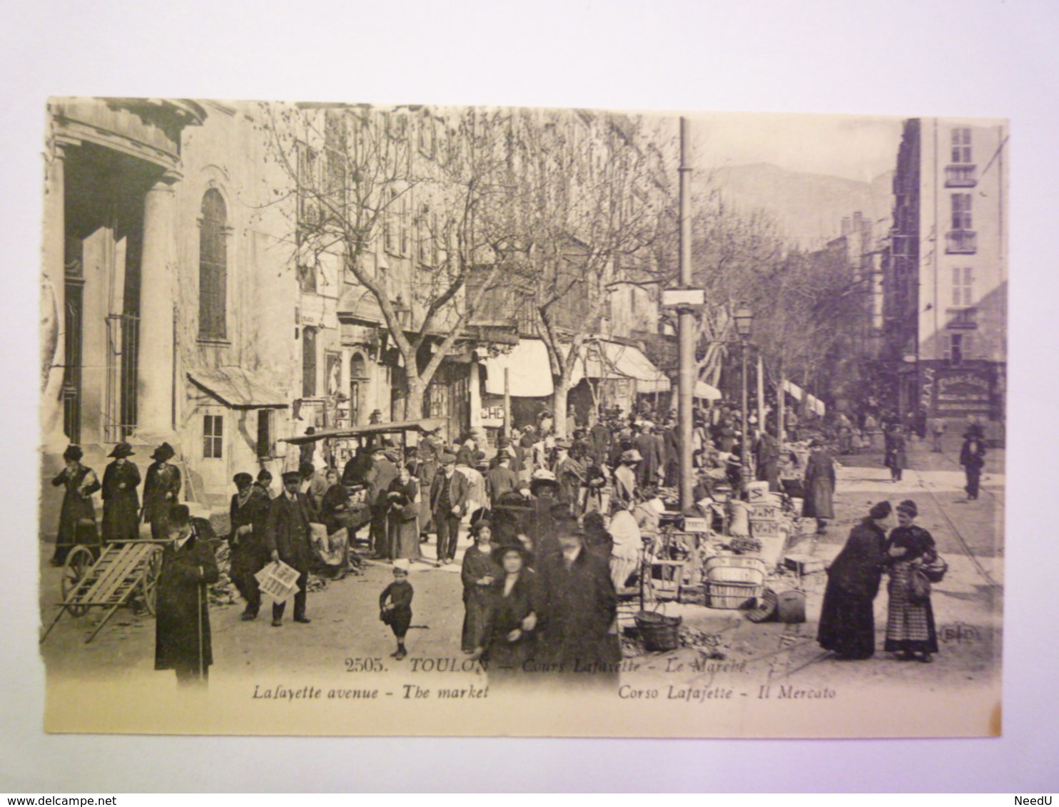 GP 2322  TOULON  (Var)  :  Cours LAFAYETTE  -  Le Marché  (carte De Carnet)   XXX - Toulon