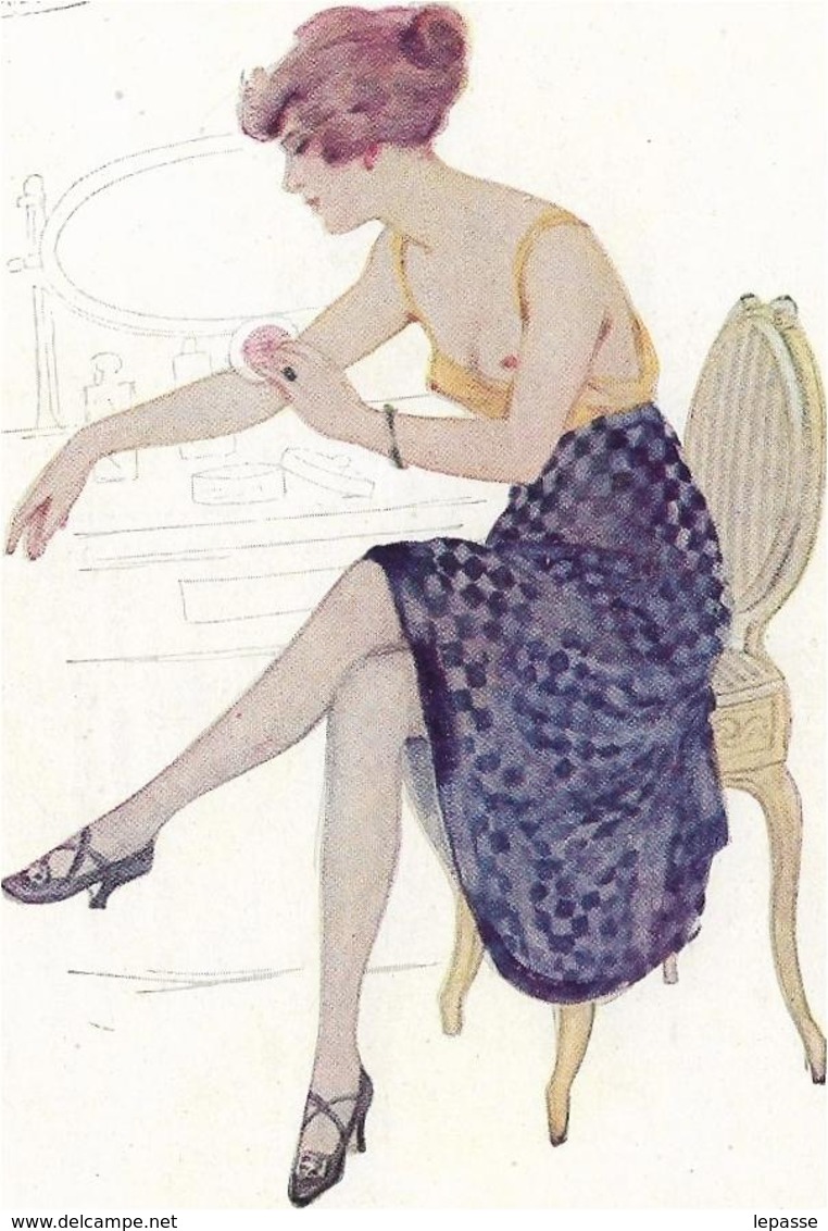 CPA SUZANNE MEUNIER ILLUSTRATEUR FEMME EROTIQUE AUX SEINS NUS N06 - Meunier, S.