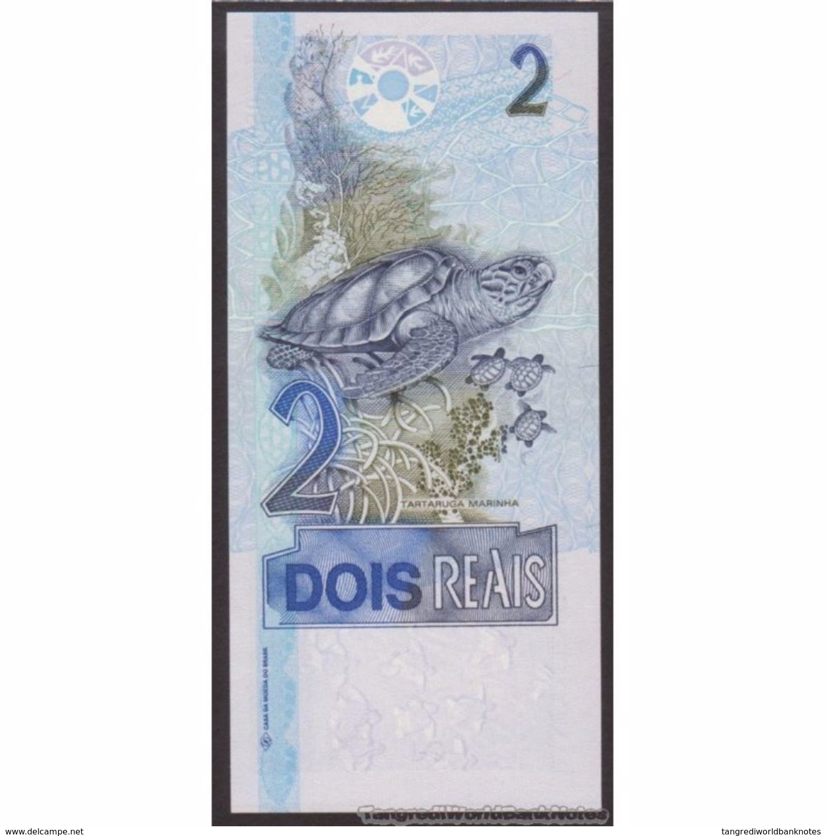 TWN - BRAZIL 249a - 2 Reais 2001 Various Series - Signatures: Malan & Neto UNC - Brasile