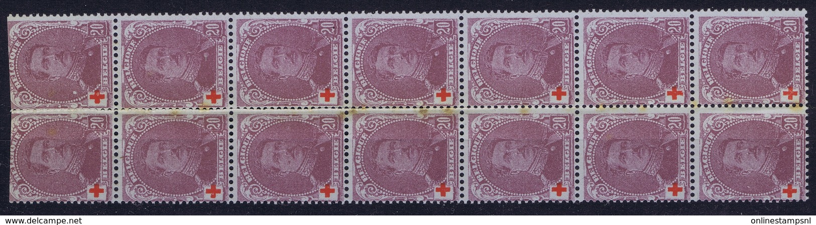 Belgium OBP 131 Not Used (*) SG  1914  Some Spots - 1914-1915 Croce Rossa