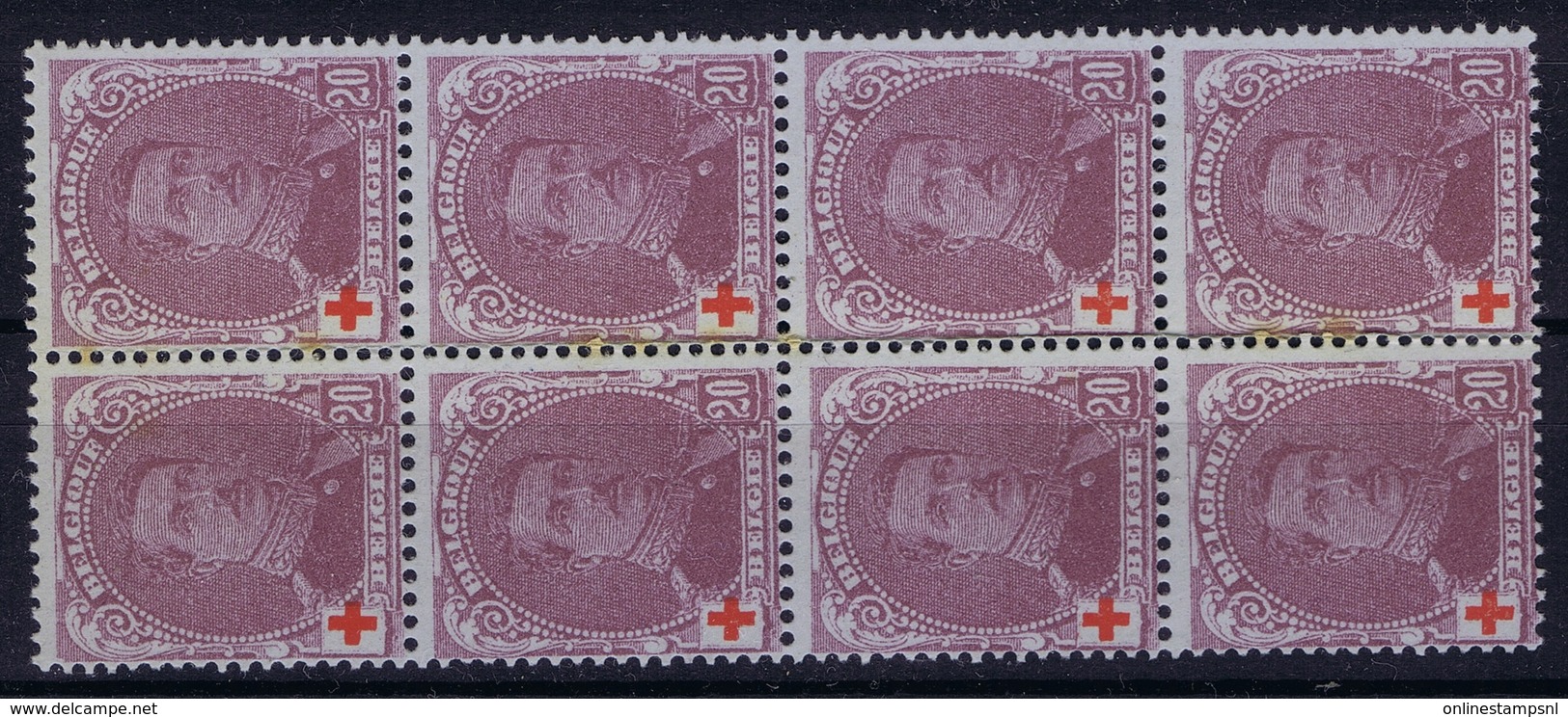 Belgium OBP 131 Not Used (*) SG  1914  Some Spots - 1914-1915 Rotes Kreuz