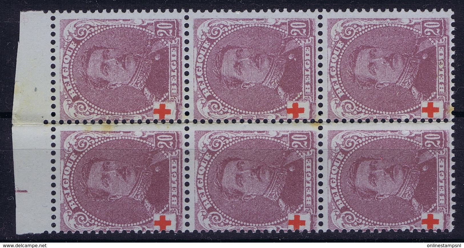 Belgium OBP 131 Not Used (*) SG  1914  Some Spots - 1914-1915 Rode Kruis