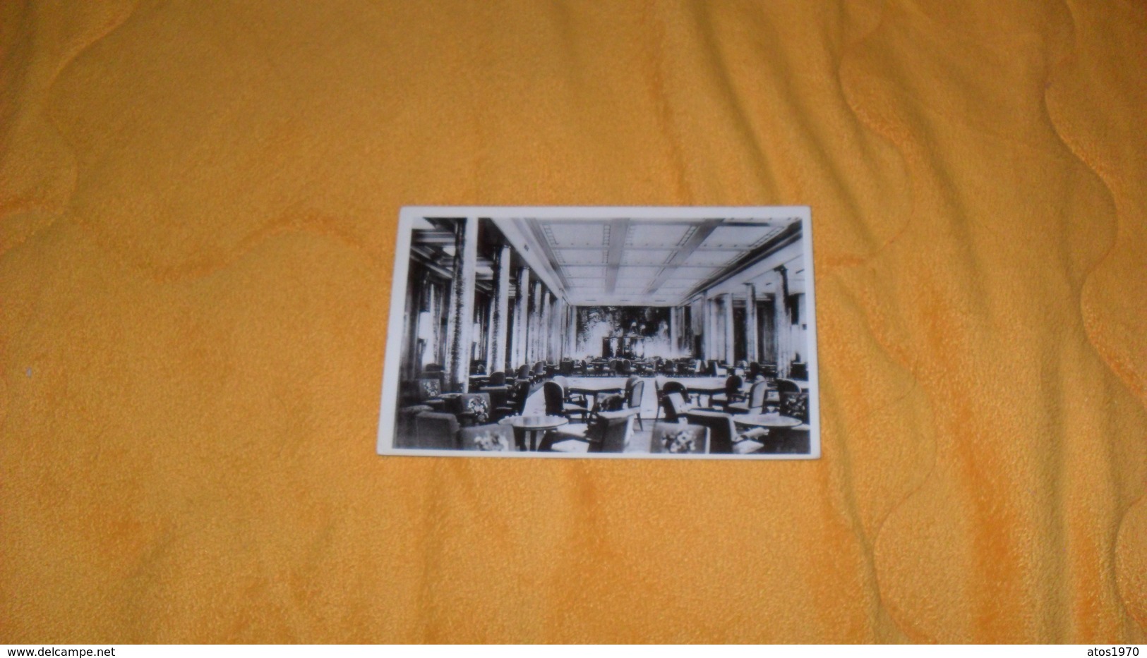 CARTE POSTALE ANCIENNE CIRCULEE DATE ?../ PAQUEBOT LIBERTE.- LE GRAND SALON... - Paquebote