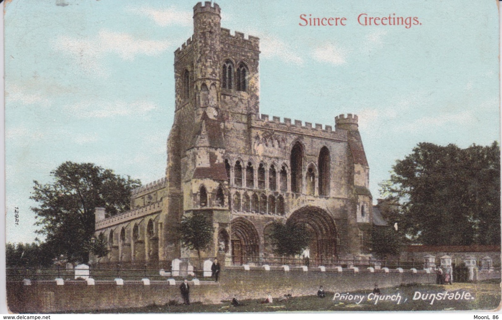 ANGLETERRE - DUNSTABLE - PRIORY CHURCH - SINCERE GREETINGS - Otros & Sin Clasificación