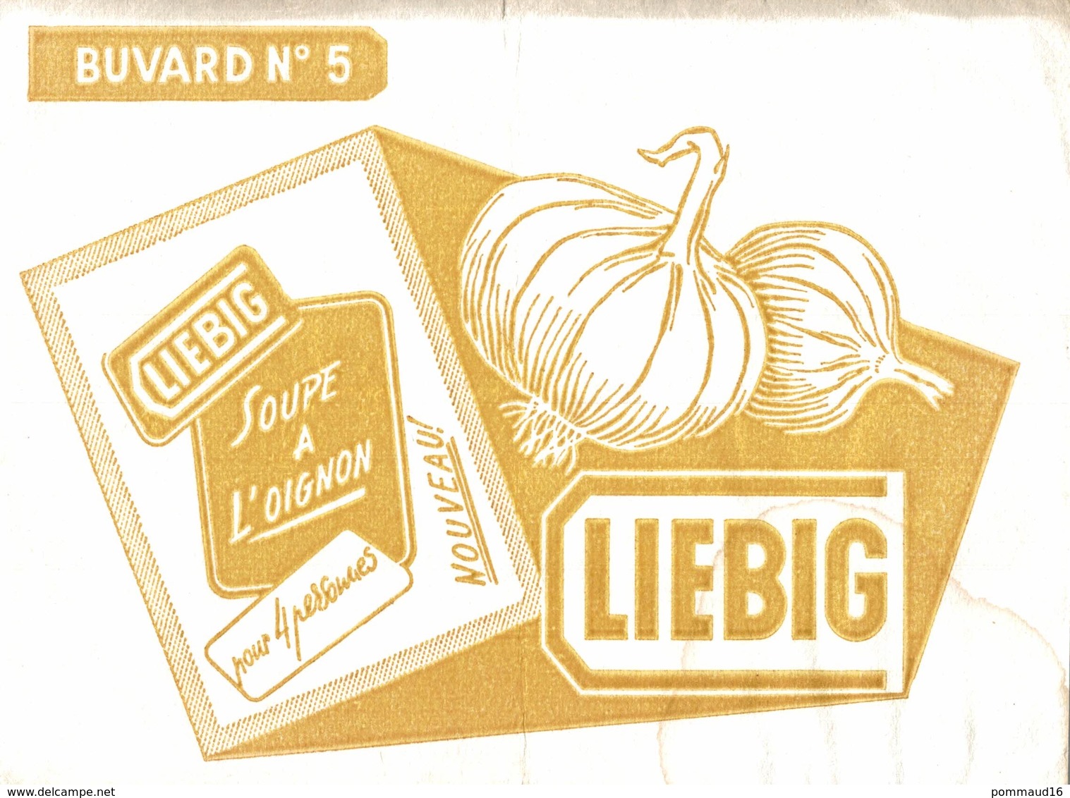 Lot De 4 Buvards Liebig - Suppen & Sossen