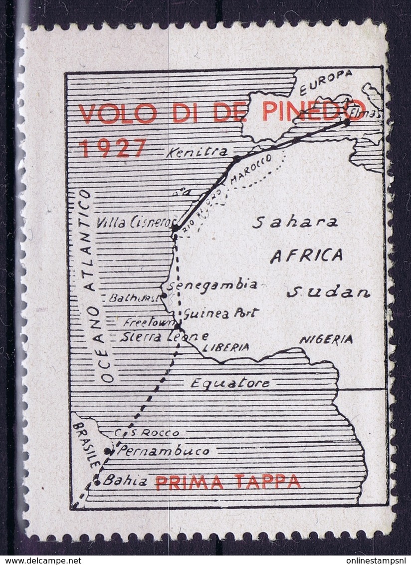 Italy  VOLO DI DE PINEDO 1927 - Luftpost