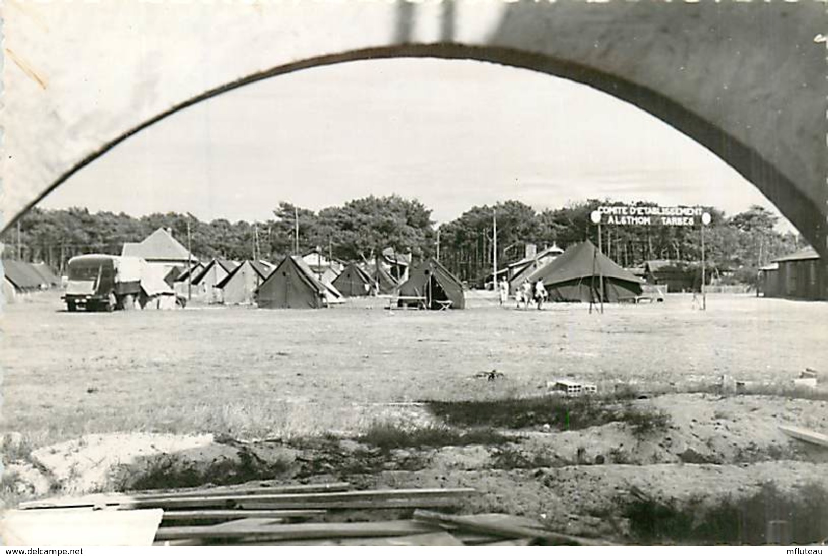 40* BISCAROSSE  PLAGE Camp Alsthom (cpsm9x14)     MA101,0723 - Biscarrosse