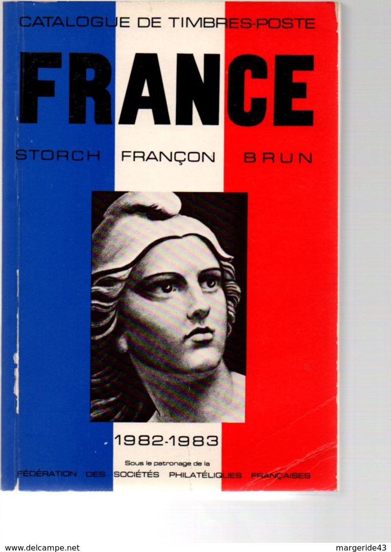 FRANCE CATALOGUE STORCH FRANCON BRUN 1982/83  890 GRAMMES - France