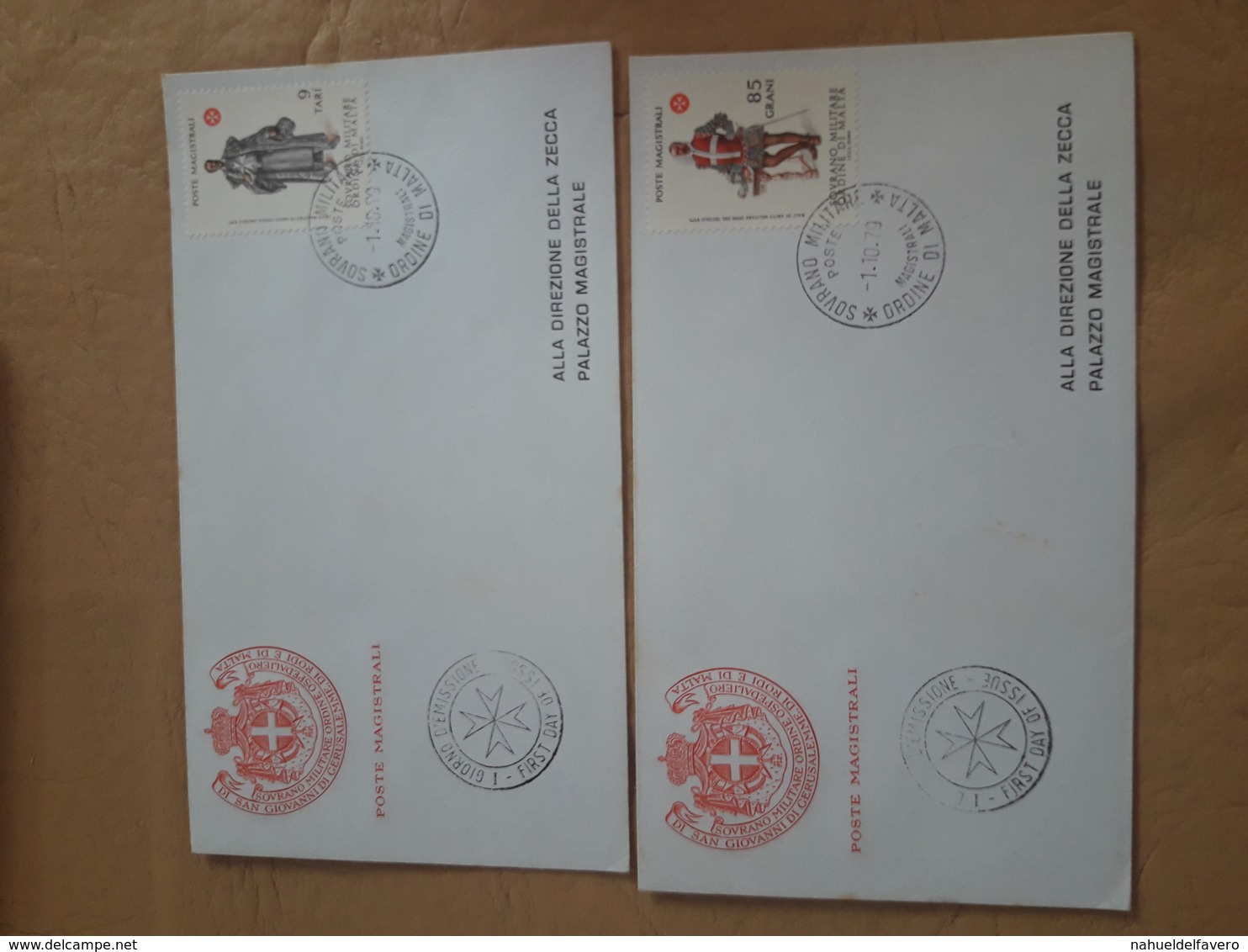 Ordre Souverain Militaire Et Hospitalier De Malte Fdc 1979 - Malte (Ordre De)