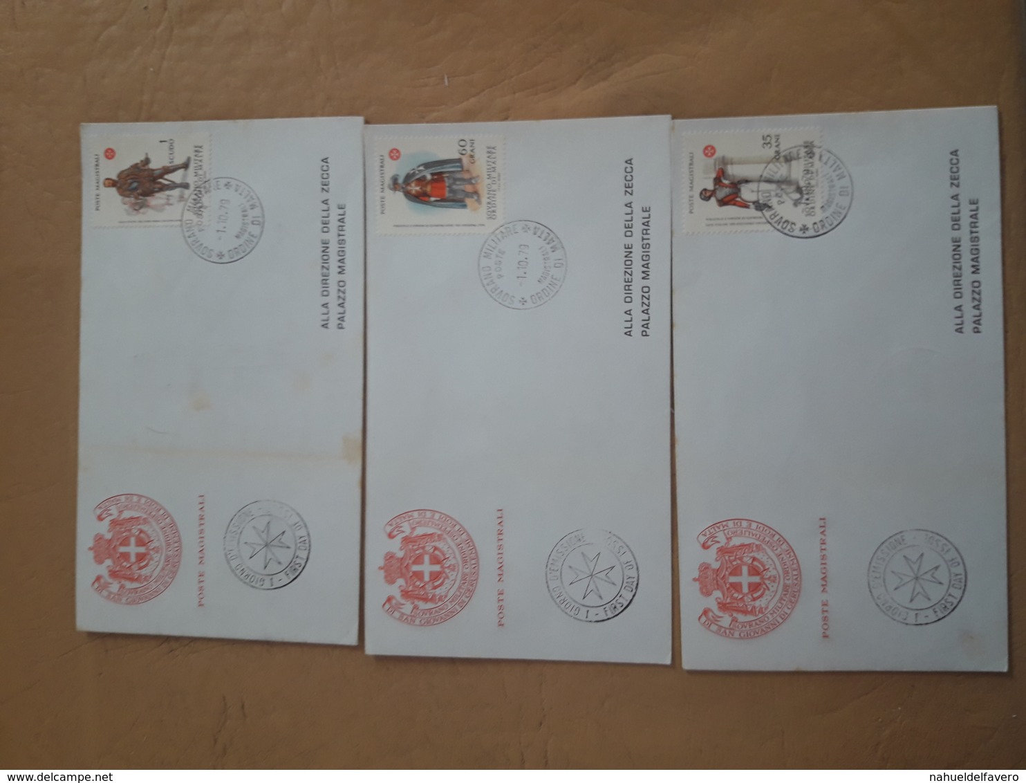 Ordre Souverain Militaire Et Hospitalier De Malte Fdc 1979 - Malte (Ordre De)