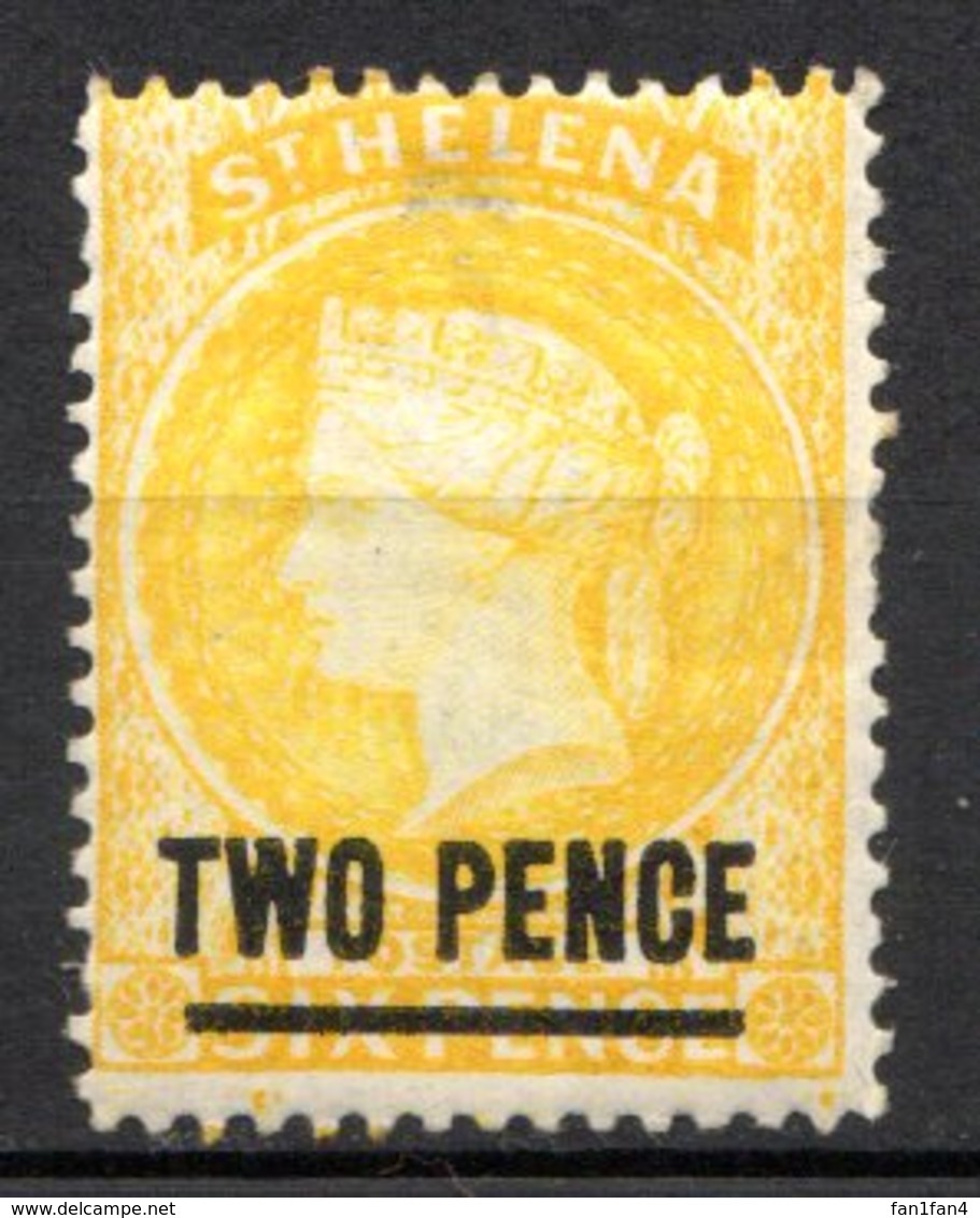 SAINTE HELENE - (Colonie Britannique) - 1884-94 - N° 14- 2 P. Jaune - (II) - (Victoria) - Saint Helena Island