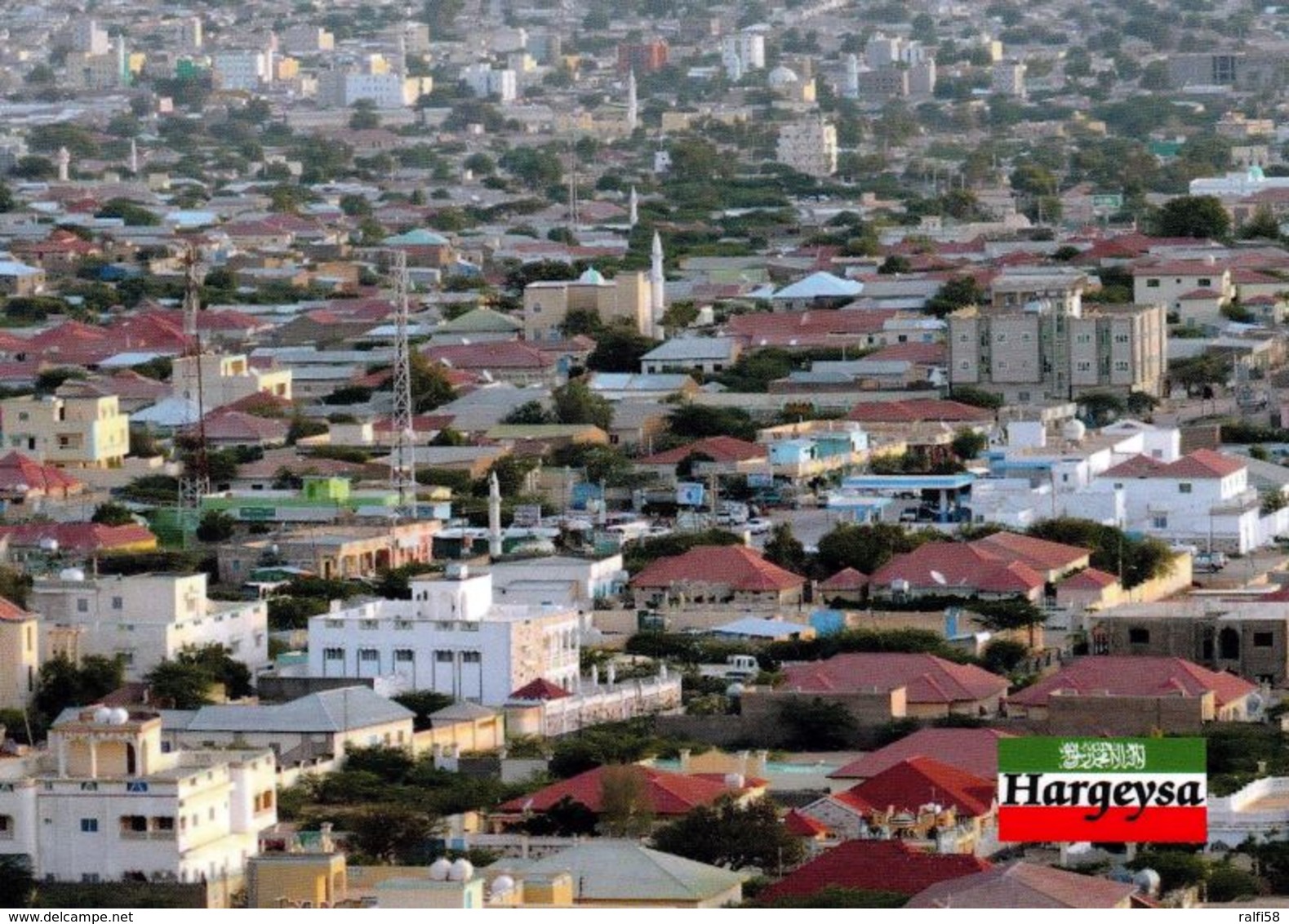 1 AK Somaliland * Blick Auf Hargeysa - Hauptstadt Von Somaliland - Luftbildaufnahme * - Somalia