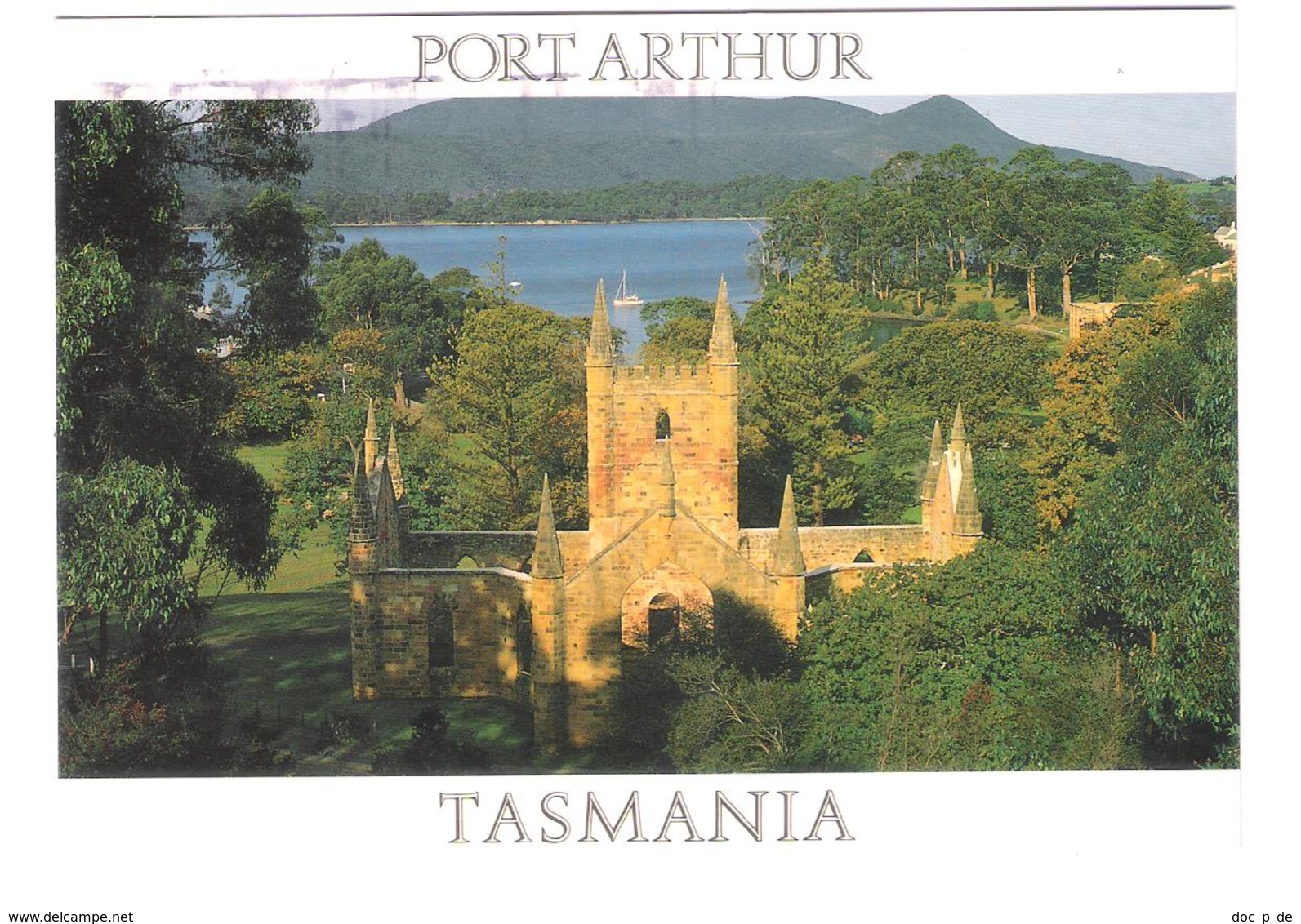 Australia - Port Arthur - Tasmania - Ruins Of The Church -  Stamp Timbre - Port Arthur