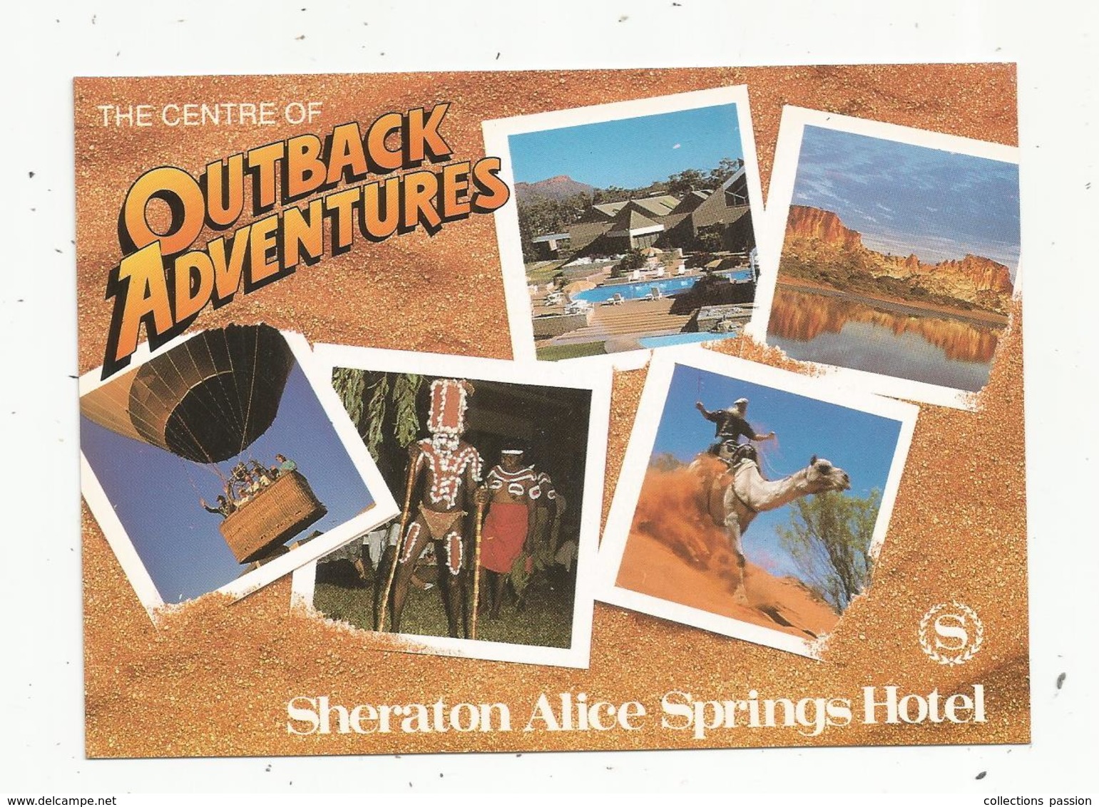 JC , Cp , Australie , Sheraton Alice Springs Hotel, Multi Vues, écrite - Alice Springs