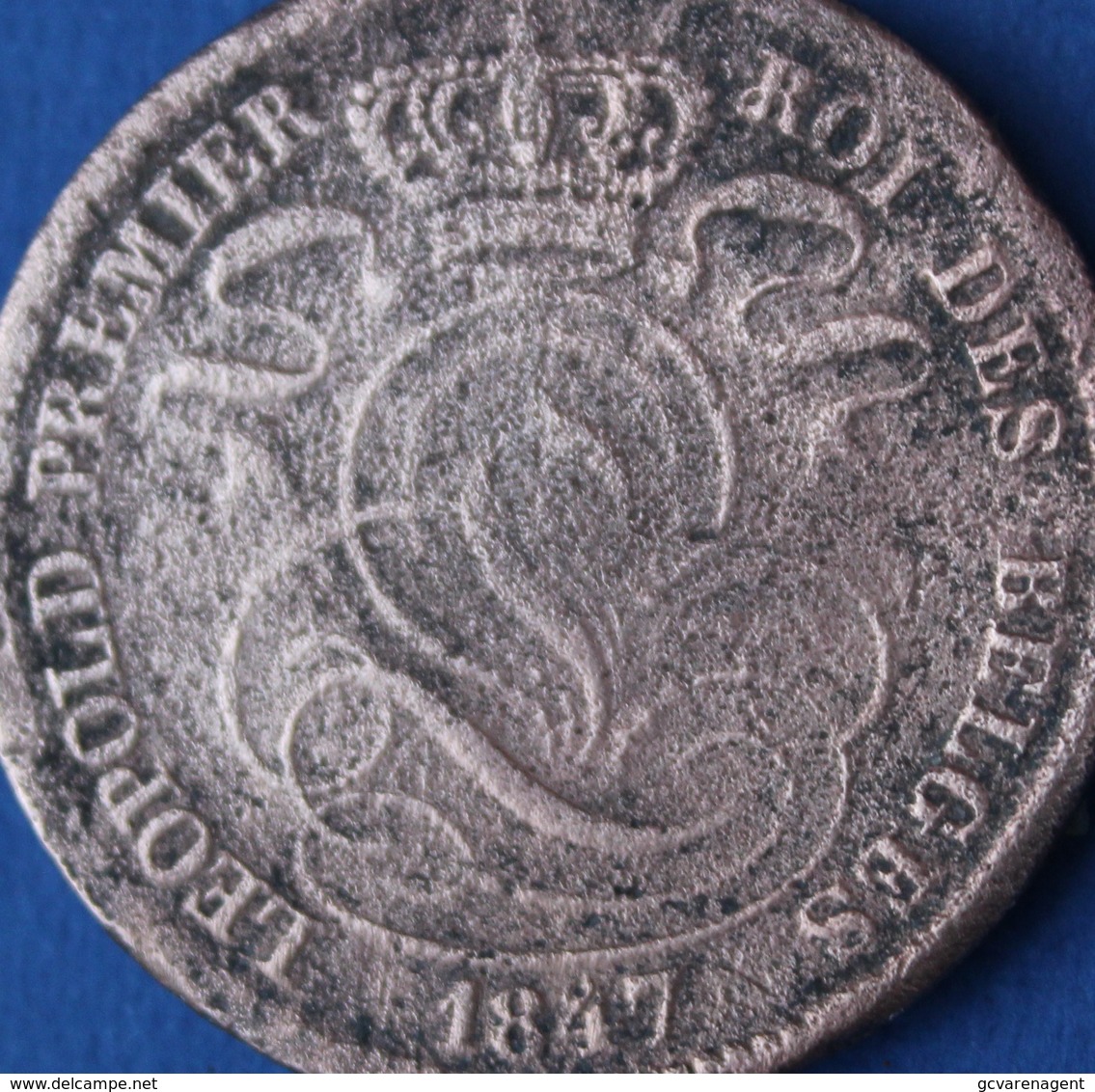 LEOPOLD I   10 CENT 1847     ZIE 4 SCANS - 10 Cent