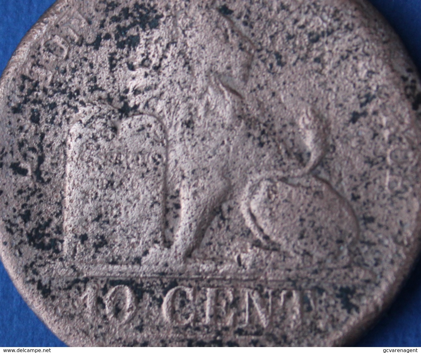 LEOPOLD I   10 CENT 1847     ZIE 4 SCANS - 10 Cent
