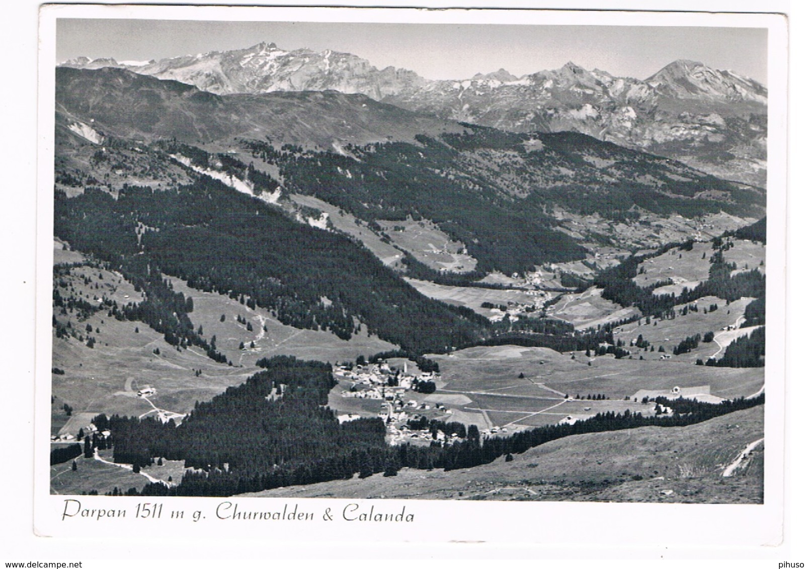 CH-5838   PARPAN : Gegen Chrurwalden Und Calanda - Parpan