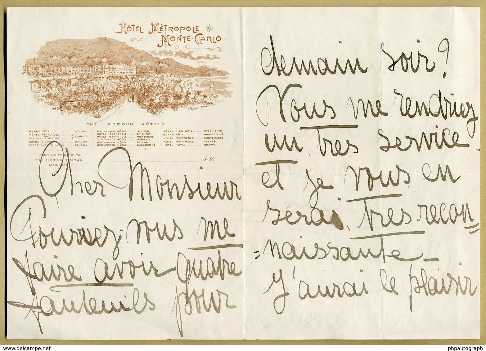 Lina Cavalieri (1874-1944) - Opera Singer & Actress - Autograph Letter Signed - Autres & Non Classés